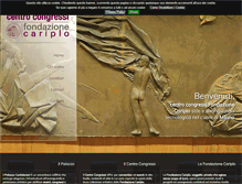 Tablet Screenshot of centrocongressifondazionecariplo.it